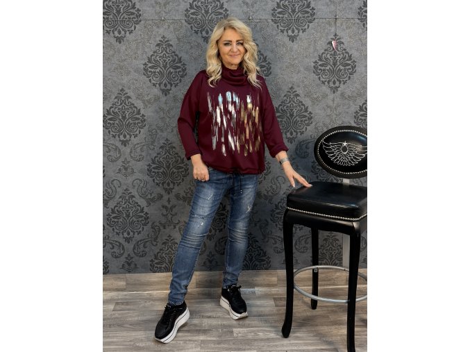 MIKINA NARCIS fialová