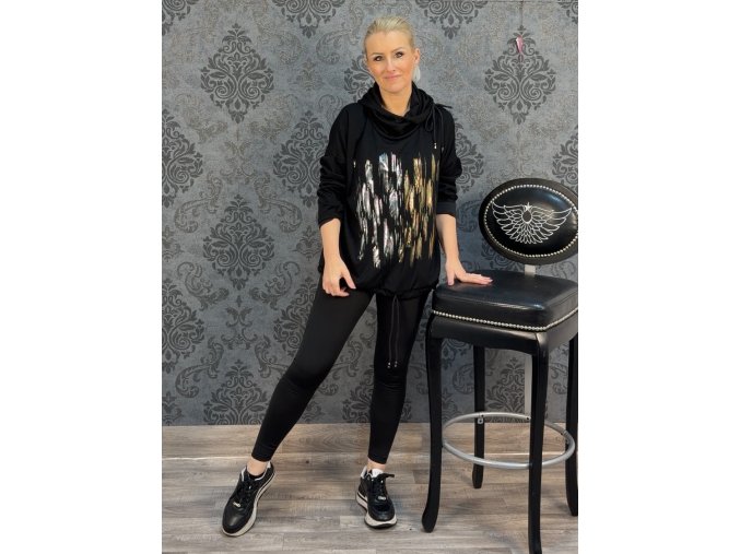 MIKINA NARCIS černá