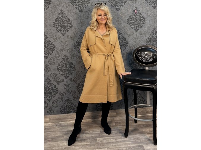 TRENČKOT KAMIL camel