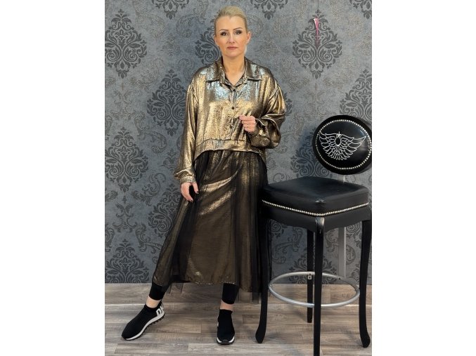 ŠATY ŠARLOTA zlaté