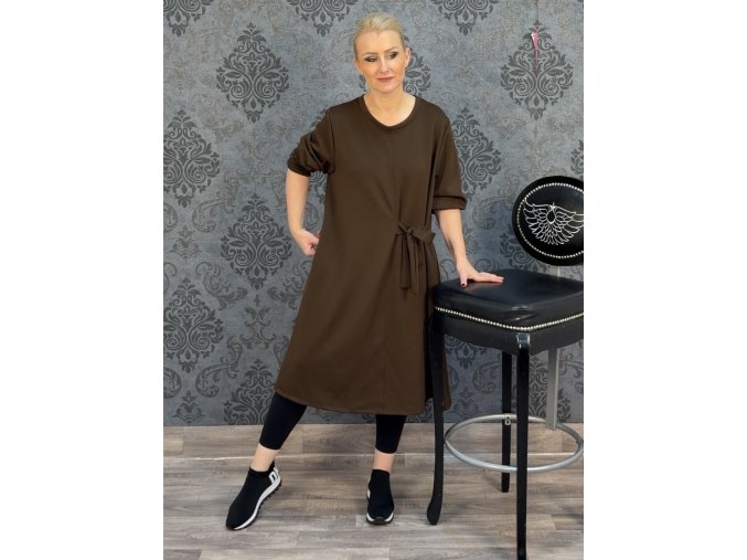 ŠATY LUDMILA čokoláda