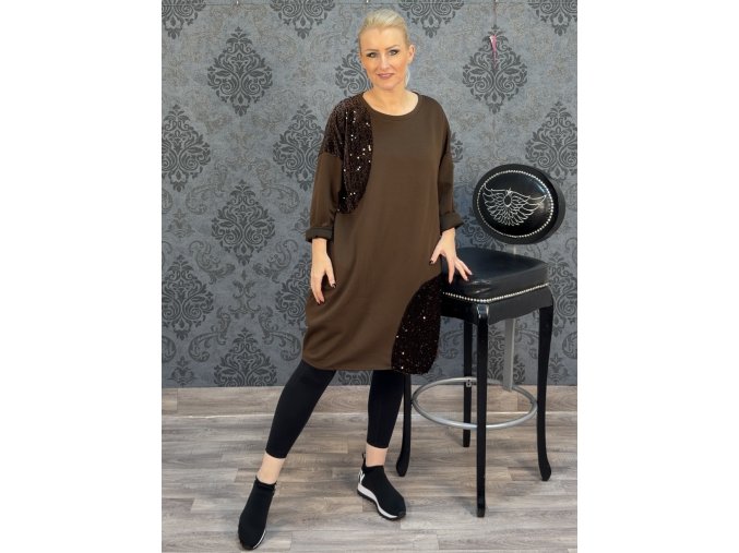 ŠATY GLADIOLA čokoláda