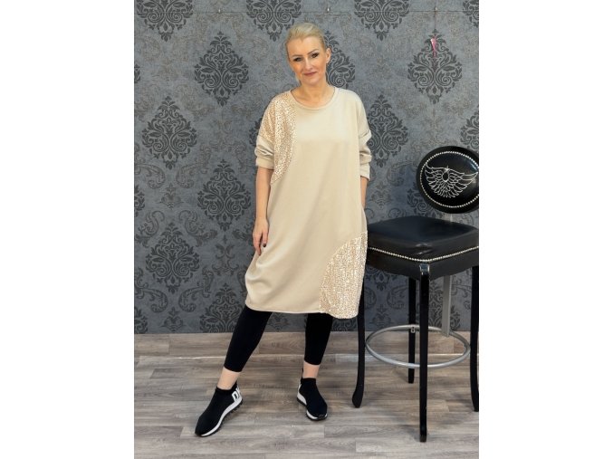 ŠATY GLADIOLA béžové