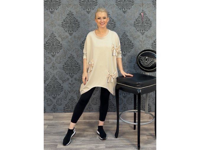 MIKINA ZORA béžová