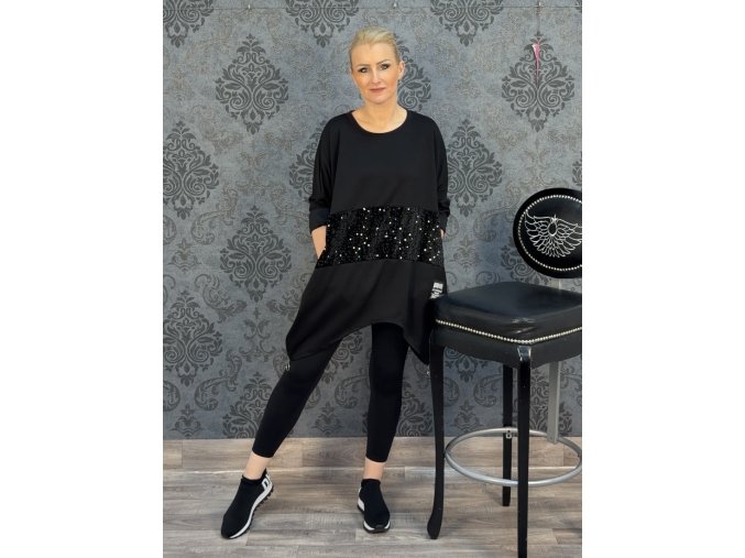 MIKINA DRAHUŠKA černá