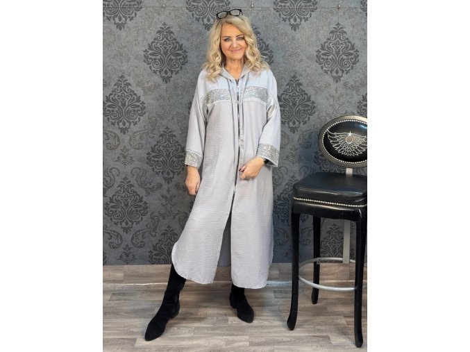 KABÁTEK ROSIČKA šedý vel.2