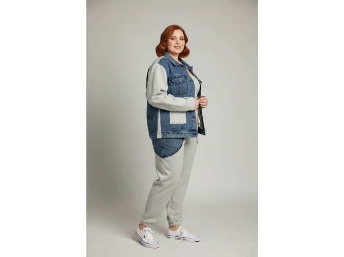 KALHOTY DAVID jeans šedé