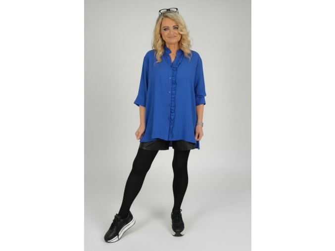 BLŮZA RUBINA royal modrá