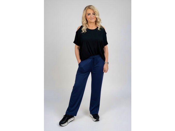KALHOTY MAX navy modré