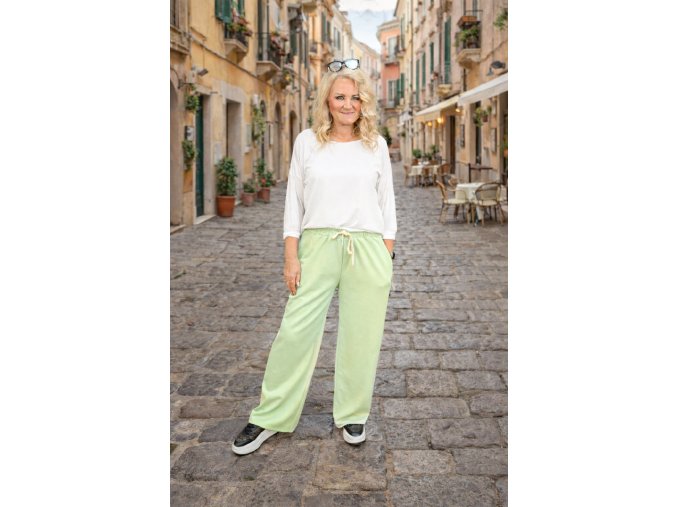 KALHOTY LUCENZO hráškové