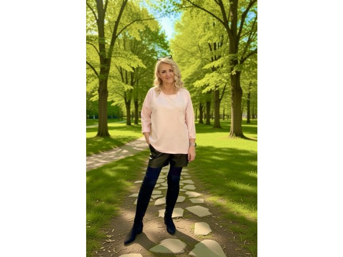 MIKINA LOVE sv.růžová