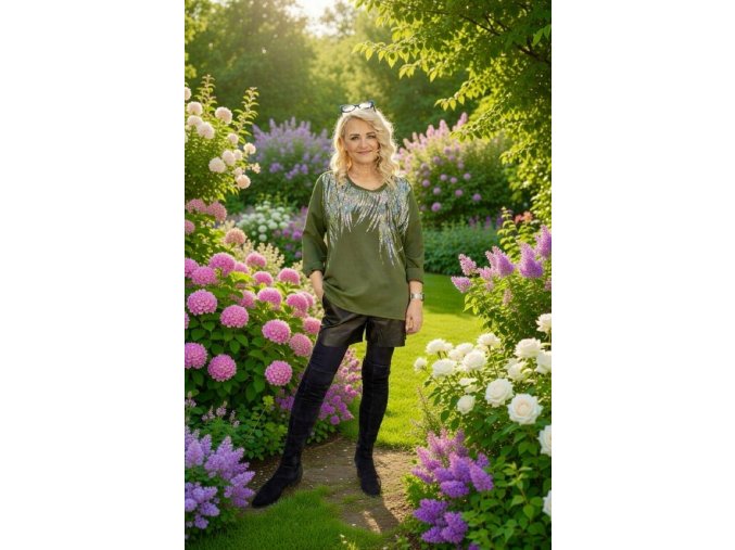 MIKINA MILUŠKA khaki