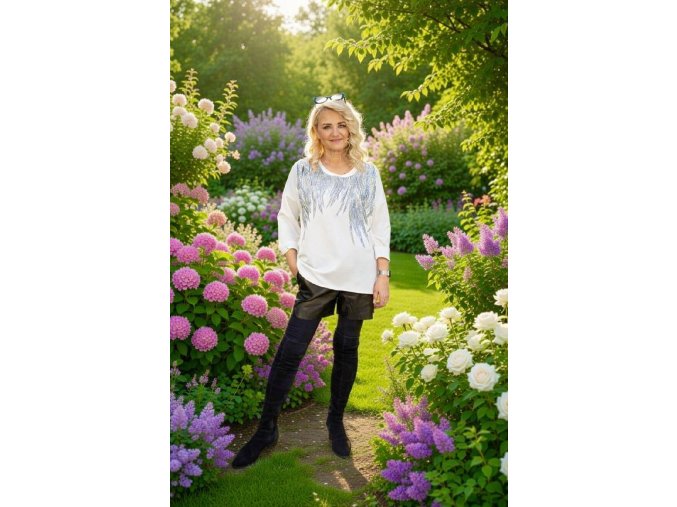 MIKINA MILUŠKA bílá