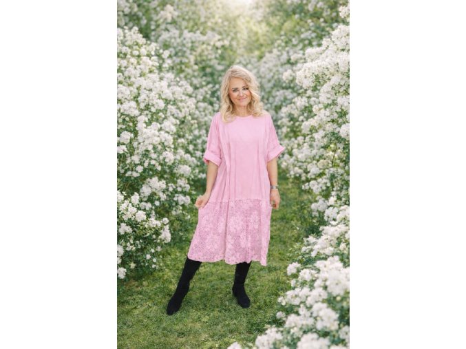 ŠATY JINDRA růžové