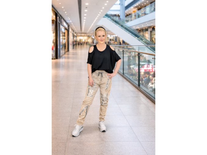 KALHOTY ALEŠ béžové