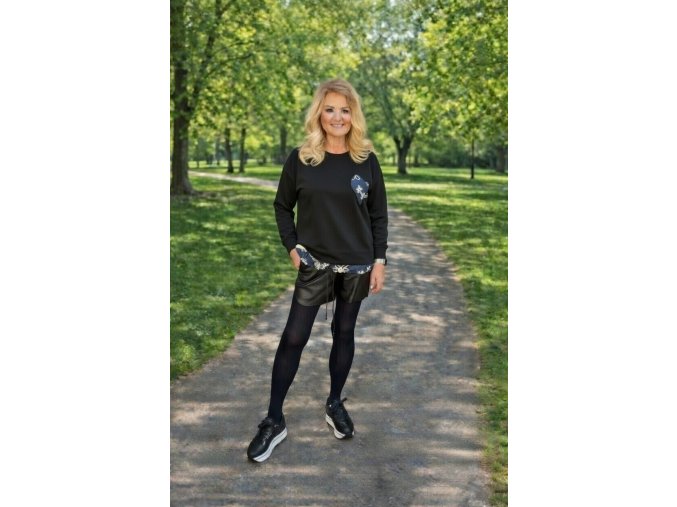 MIKINA JASNA černá