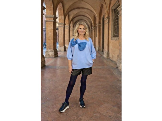 MIKINA LEONORA světle modrá