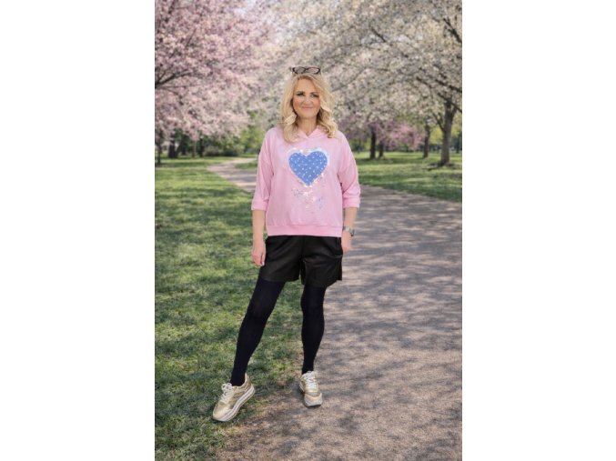 MIKINA ERIKA světle růžová