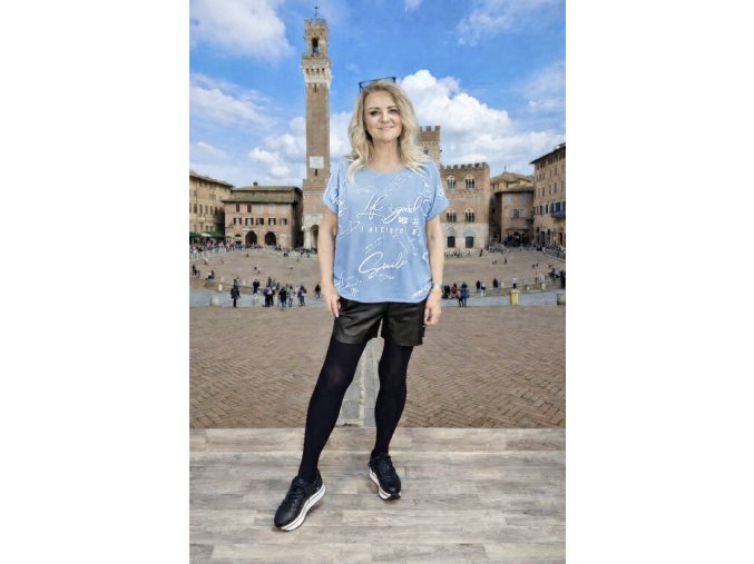 TRIČKO ISLA světle modré