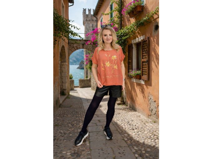 TRIČKO CHLOE korál