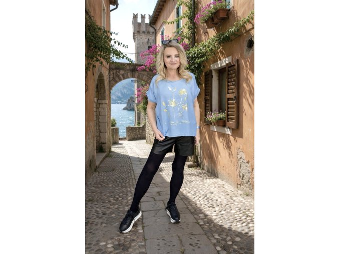 TRIČKO CHLOE světle modré