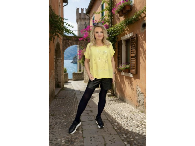 TRIČKO CHLOE žluté