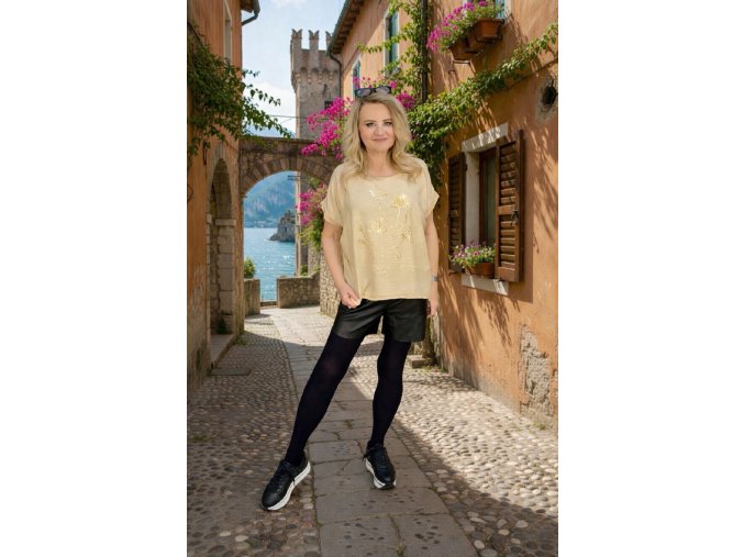 TRIČKO CHLOE béžové