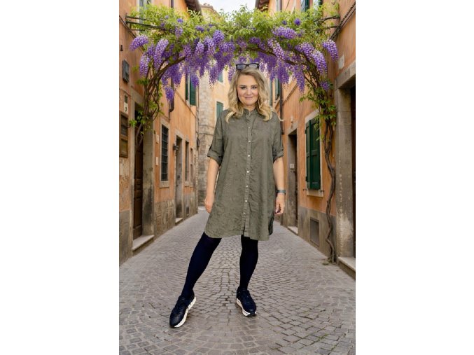 KOŠILO-ŠATY ANTONELLA khaki