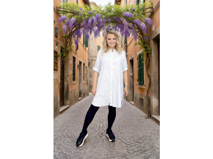 KOŠILO-ŠATY ANTONELLA bílá