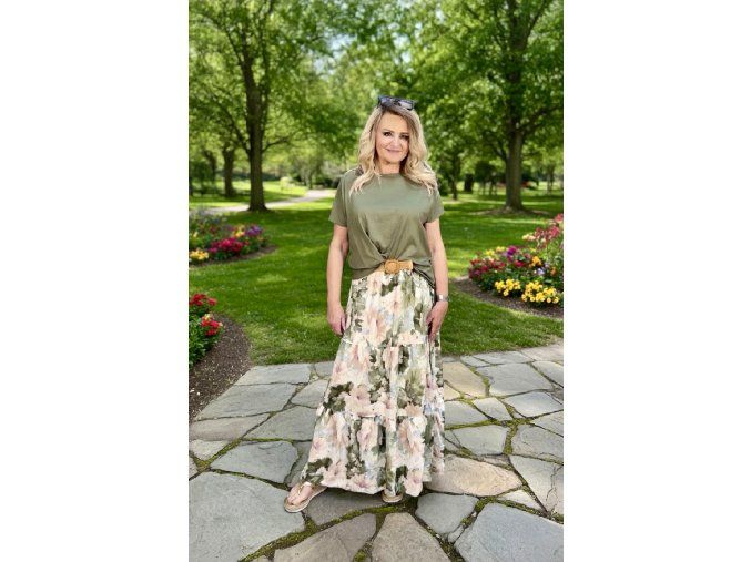 SUKNĚ SIMONETTA khaki