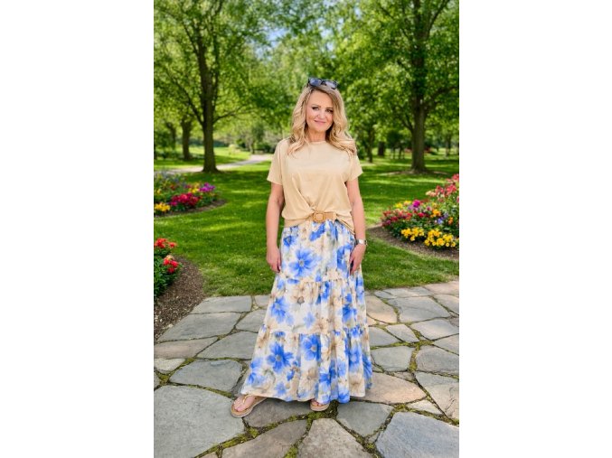 SUKNĚ SIMONETTA modrá