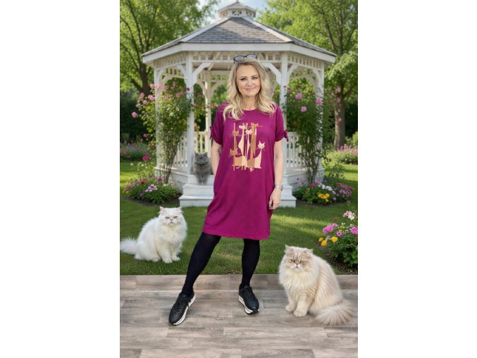 ŠATY BAHAR magenta vel.2