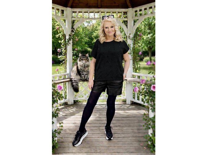 TRIČKO PANARO černé