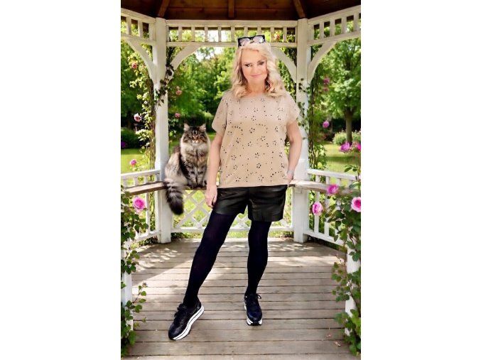 TRIČKO PANARO béžové