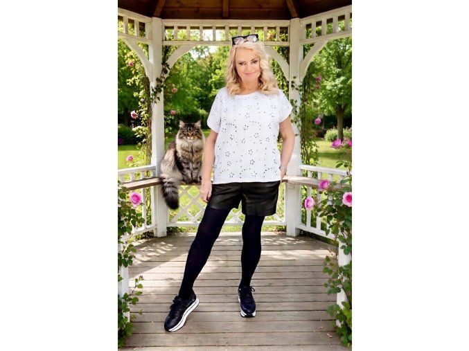 TRIČKO PANARO bílé