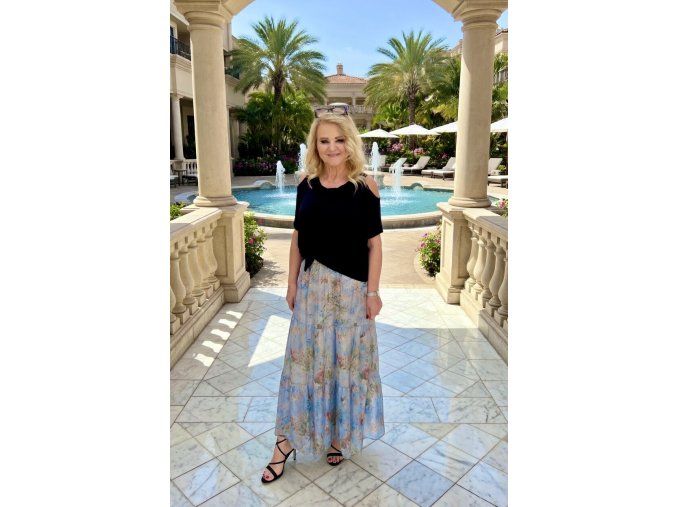 SUKNĚ MERINA modrá