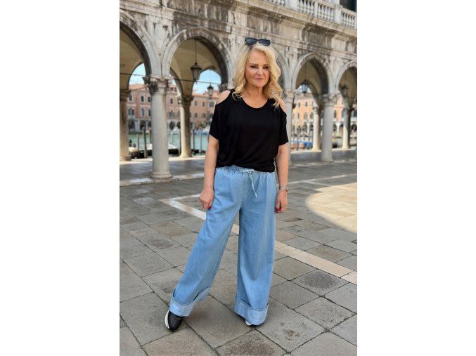 JEANS KALHOTY MARIO světlé