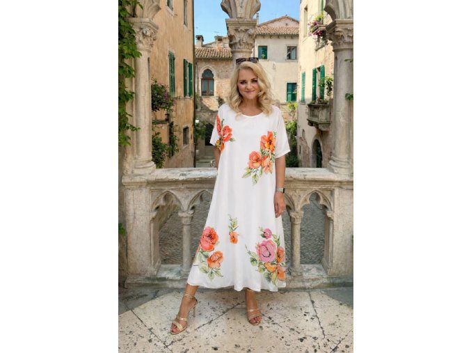 ŠATY LUDMILA bílé