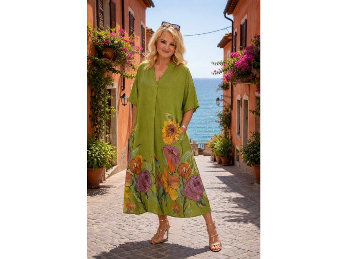 ŠATY ČAROIT zelené