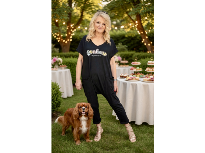 OVERAL PĚNKAVA černý