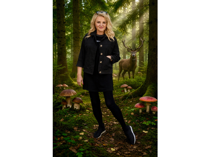 LETNÍ BUNDA HANNY černá