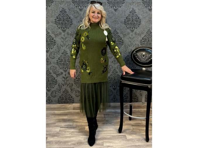 šaty VALENTINA zelené