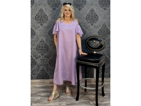 ŠATY GABRIELA lila PLUS SIZE
