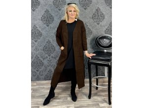 MAXI KARDIGAN ANKARA hnědý