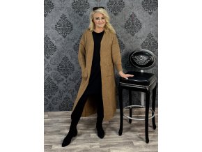 MAXI KARDIGAN ANKARA camel