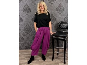 Kalhoty ROSŤA magenta