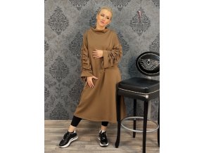 ŠATY CORINNE camel