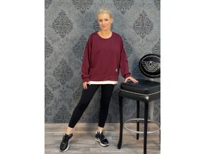 MIKINA KAYA vínová