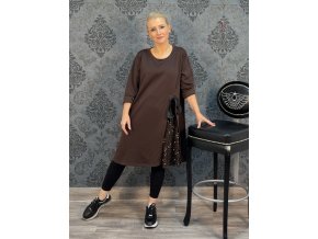 ŠATY RAMONA hnědé