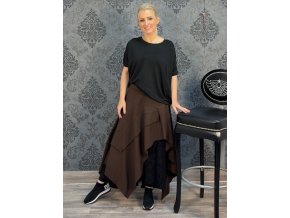 SUKNĚ BERTA hnědá
